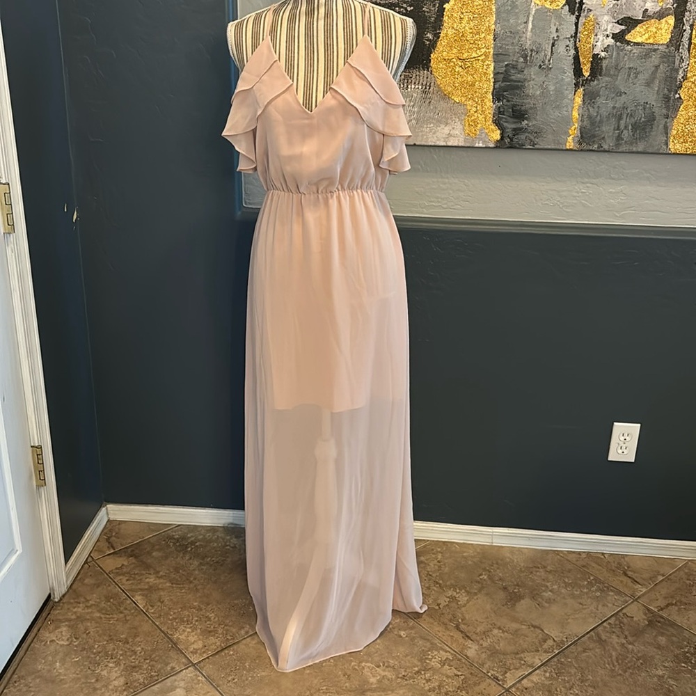 BCBGeneration Pink Maxi Dress.